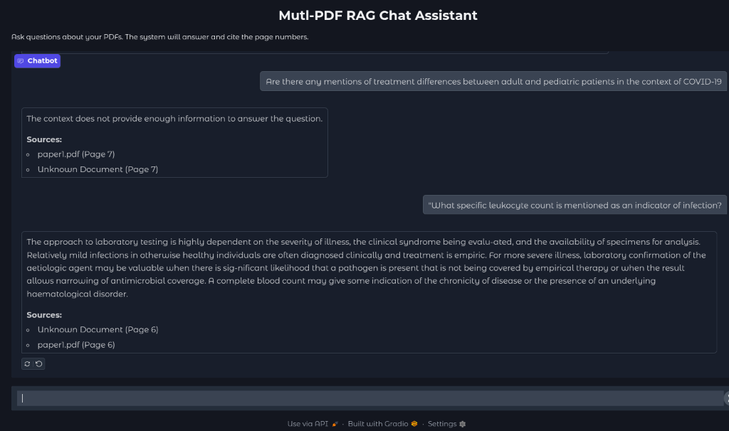 Multi-PDF RAG Assistant